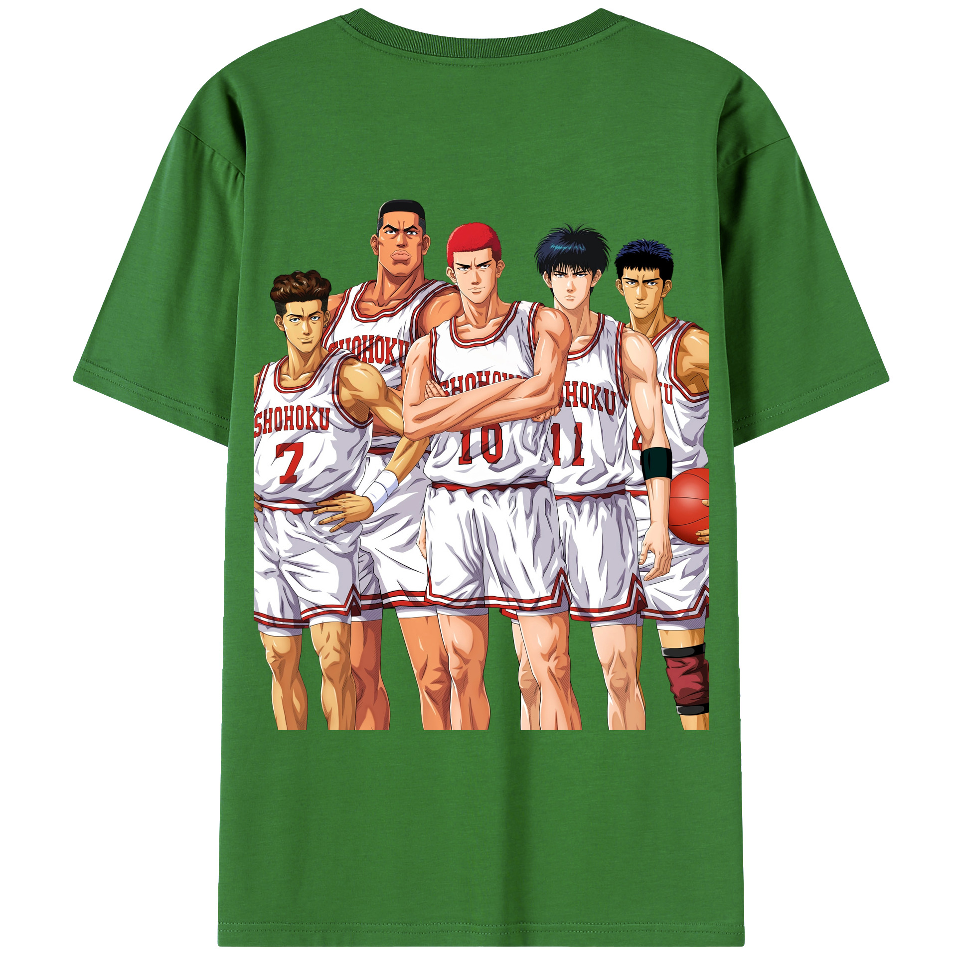 SLAM DUNK／スラムダンク レディース半袖Tシャツ(バックプリント)